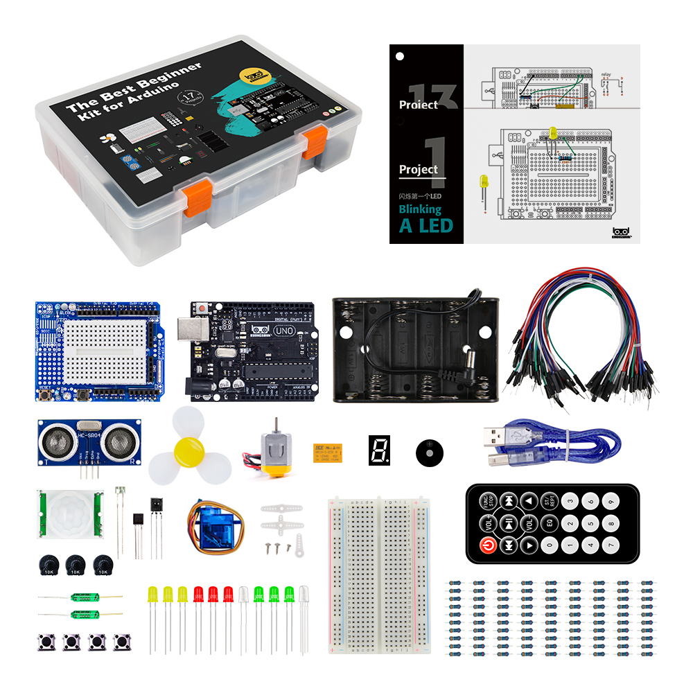 Набор для начинающих Arduino UNO R3 DIP